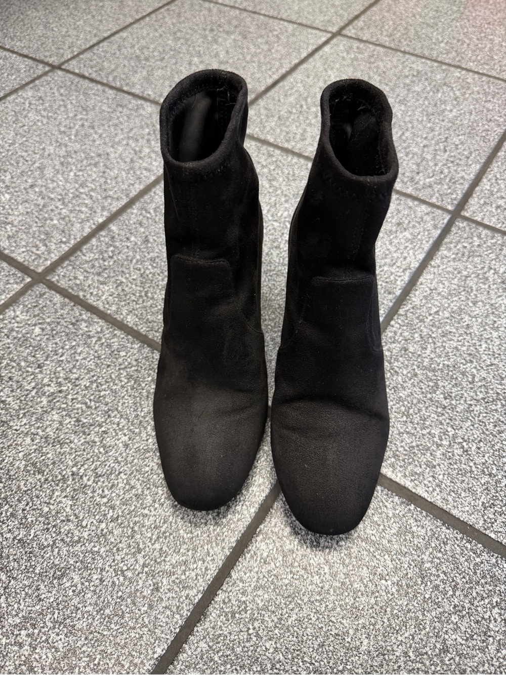 Coach Black Stretch Sock Ankle Boots - Women's Stylish Slip-On Booties - Picture 1 of 6